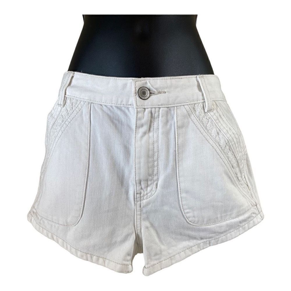 Free People Sweet Surrender Crochet 100% Cotton High-Rise Shorts
